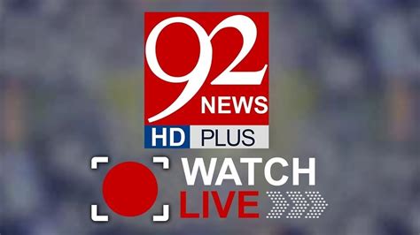 Live: 92 News HD (PK) .